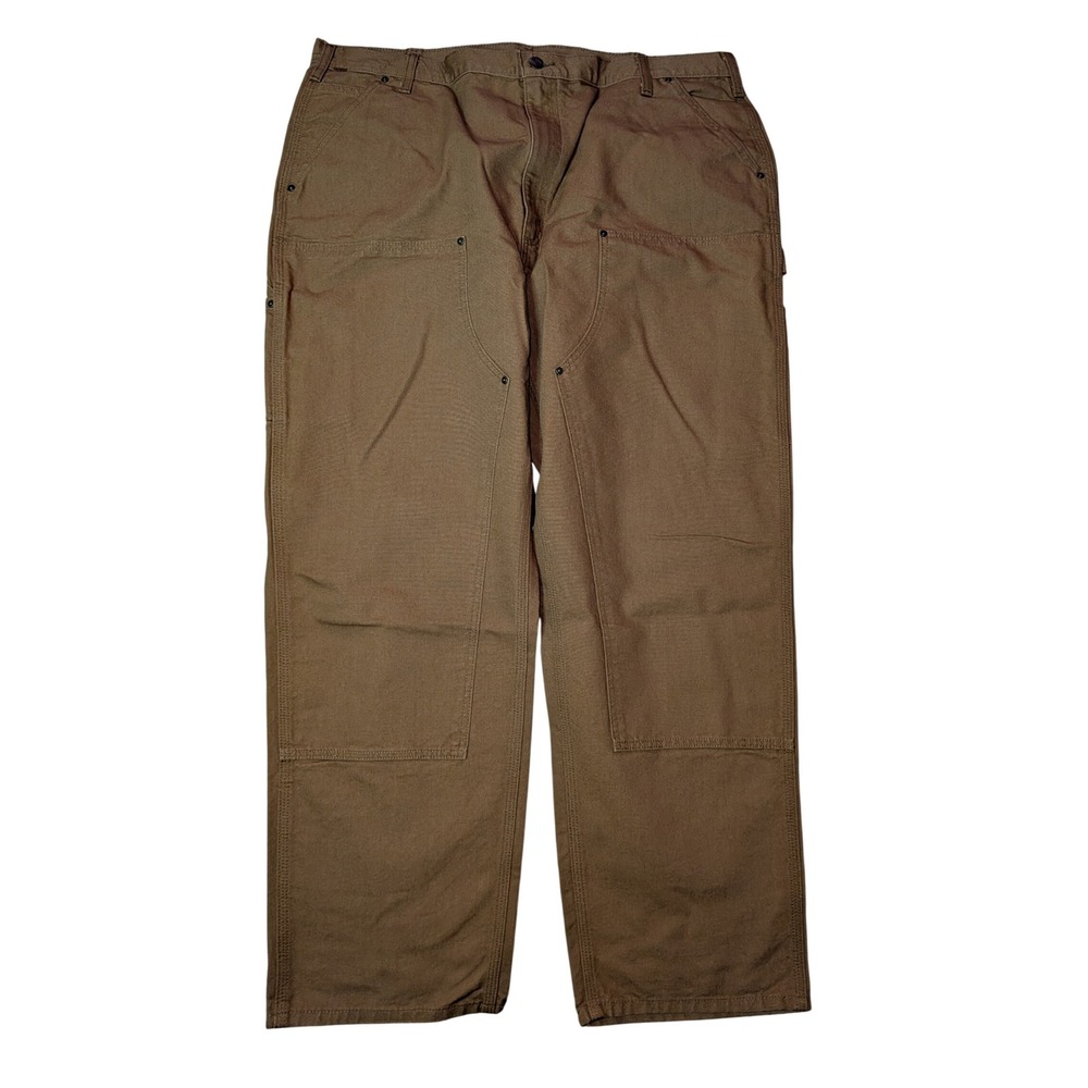 Carhartt BN0136-M Loose Fit Washed Duck Double-Front Utility Pants‎ Brown 42x32